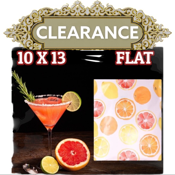 25 10X13 Citrus Poly Mailers CLEARANCE - Picture 2 of 10
